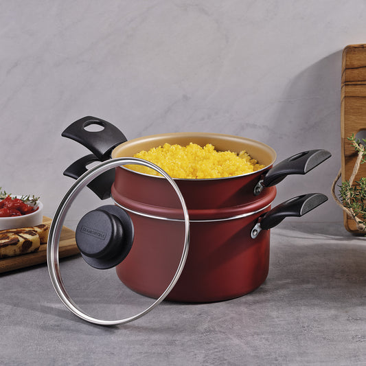 Cuscuzeira Antiaderente Turim 16cm - Tramontina