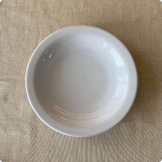 Prato Branco de Porcelana 23cm - Oxford