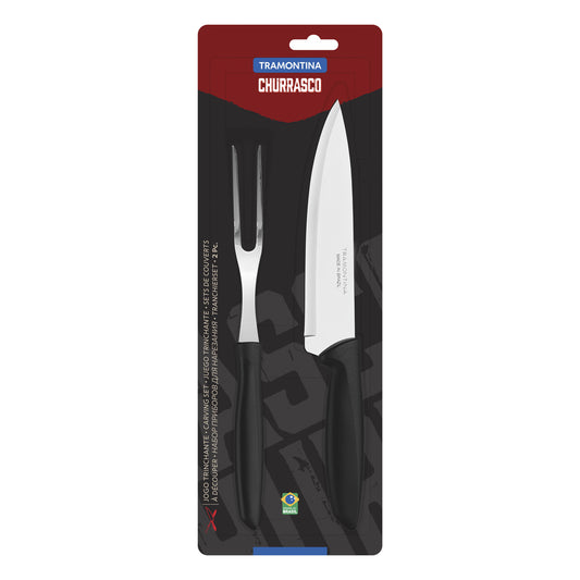 Jogo Trinchante Plenus em Aço Inox - Tramontina