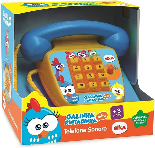 Telefone Sonoro Galinha Pintadinha - Elka