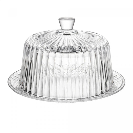 Queijeira de Cristal com Tampa - Coliseu