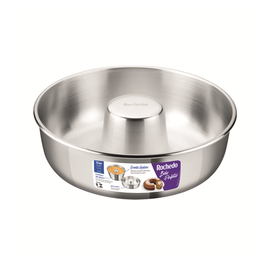 Forma de Bolo Polida 24cm - Rochedo