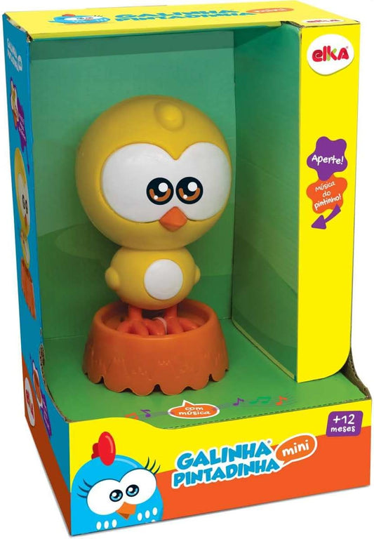 Boneco Pintinho Amarelinho Galinha Pintadinha - Elka