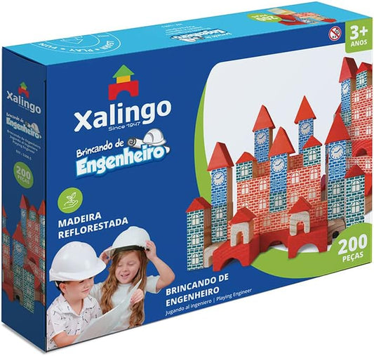 Brincando de Engenheiro 200pçs - Xalingo