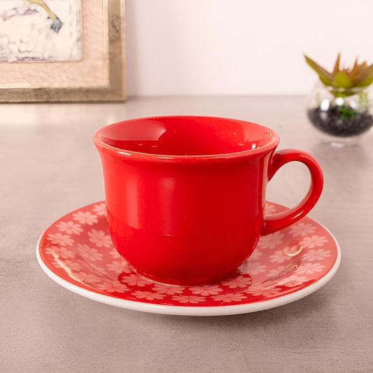 Xicara de Chá Renda com Pires 15cm - Oxford