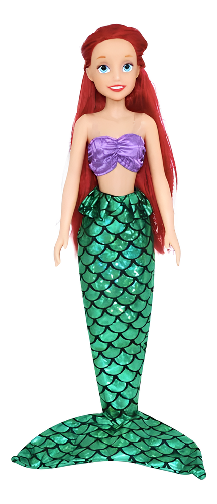 Boneca Ariel Disney Princesas Baby Brink - NovaBrink