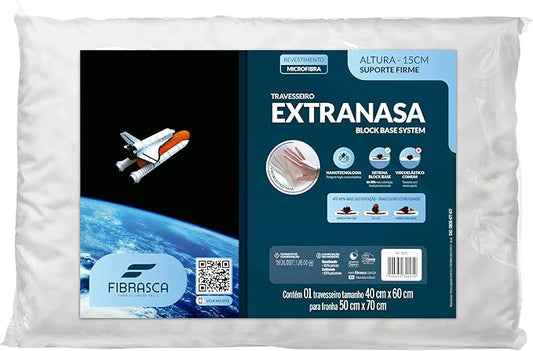 Travesseiro Nasa Alto Extranasa Ortopédico - Fibrasca