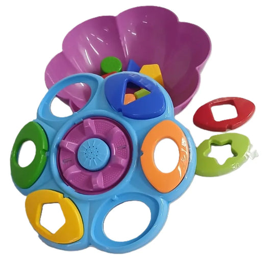 Flor Didática com Formas Geometricas - Tateti