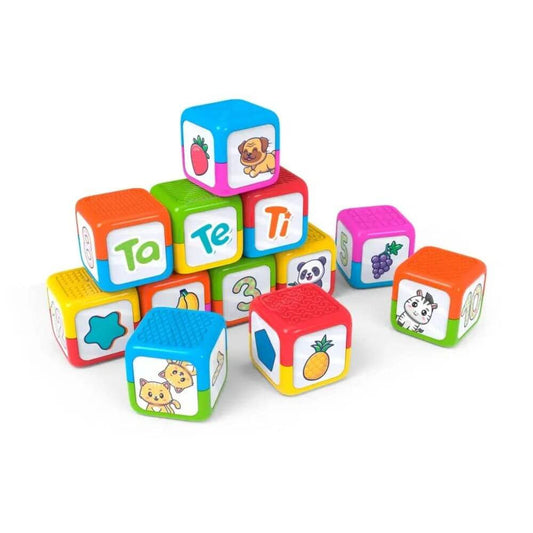 Cubos Educativos com Adesivos Interativos Baby Blocks - Tateti