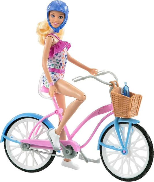 Boneca Barbie Estate Com Bicicleta HBY28 Mattel
