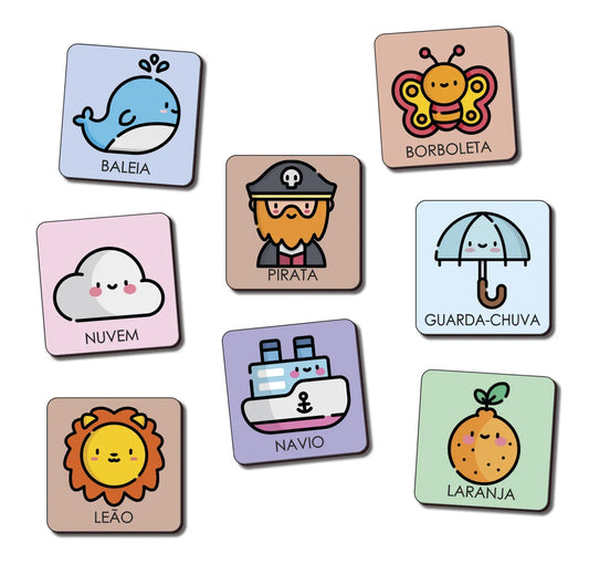 Kit Magnético Figuras Educativas - Babebi