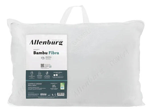 Travesseiro Bambu Fibra 48cm X 68cm - Altenburg