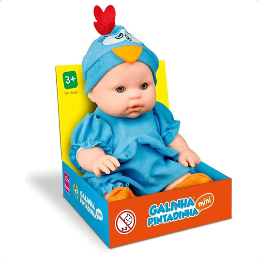 Boneca Bebe Mini Galinha Pintadinha - Roma