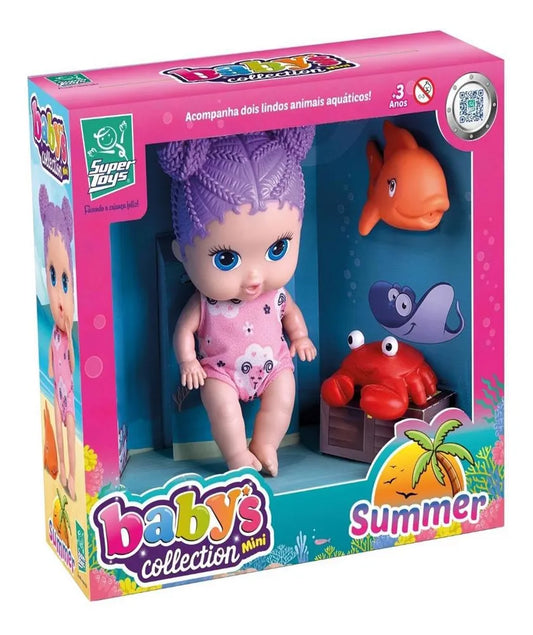 Boneca Babys Collection Reino Aquático - Super Toys