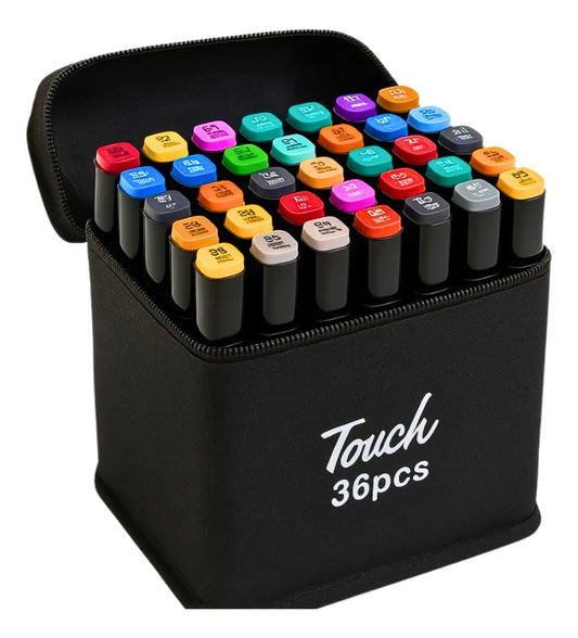 Kit Canetinhas Touch Coloridas 36 Peças