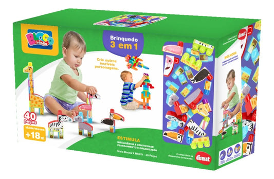 Blocos de Montar Educativo - Dismat