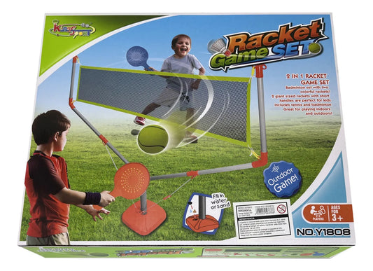 Kit Raquete 2 em 1 Infantil - Unitoys