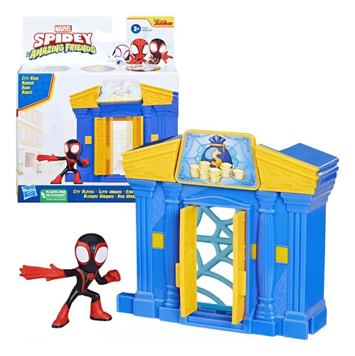 Spider-Man Miles Morales Banco da Cidade - Hasbro