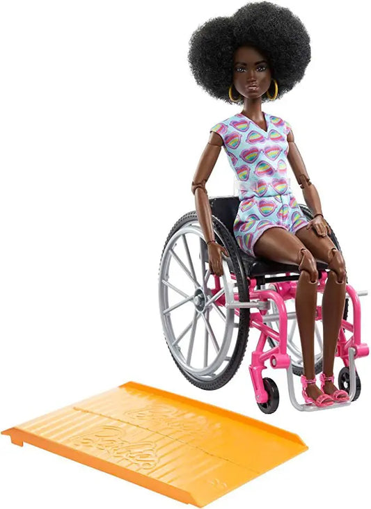 Negra Barbie Cadeira De Rodas Mattel HJT14
