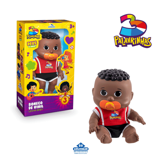 Boneco Davi 3 Palavrinhas Baby - Adijomar
