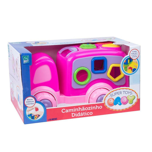 Caminhãozinho Didático com Blocos - Super Toys