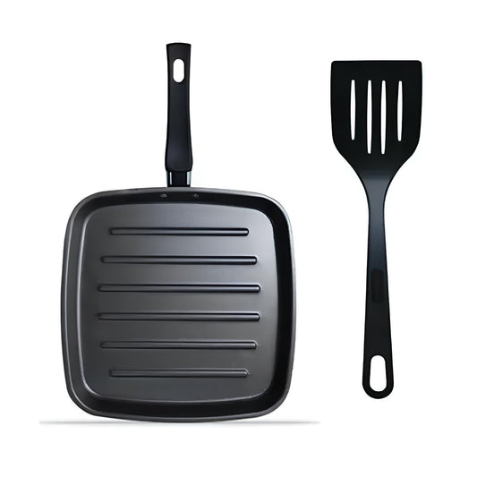 Bistequeira Grill Antiaderente 24,5cm - Mta
