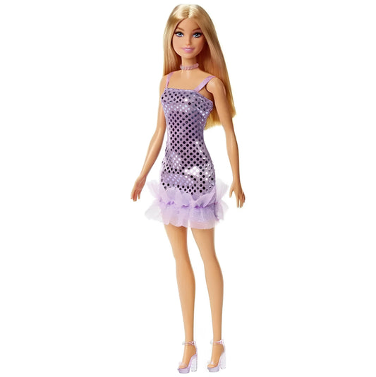 Boneca Barbie Vestido Glitter - Mattel