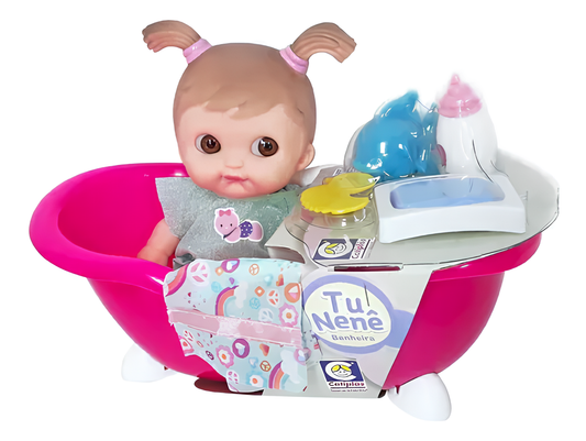 Boneca na Banheira Tu Nenê - Cotiplás