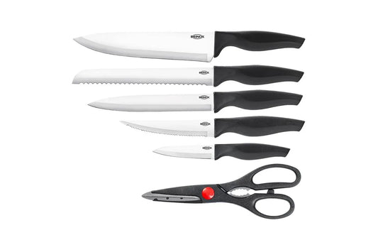 Conjunto de Facas 6 Peças Preto - Brinox
