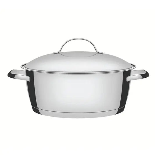 Caçarola Tramontina Aço Inox 3,3l 22cm Allegra Rasa - Panela