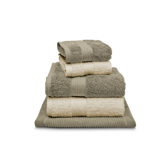 Jogo de Toalhas 5 Peças Intense Appel Home Caqui/Aveia