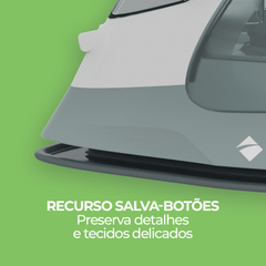 Ferro de Passar a Vapor e a Seco 127V Cinza- Cadence