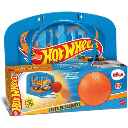 Cesta de Basquete Hot Wheels com Bola - Elka