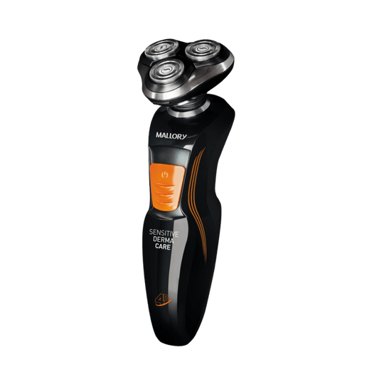 Barbeador Elétrico Mallory Sensitive Derma Care - Bivolt, Recarregável, Sem Fio À Prova D'Água
