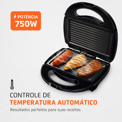 Sanduicheira Mondial Fast Grill e Sandwich S-12