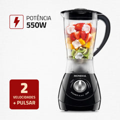 Liquidificador Power Black 127V - Mondial