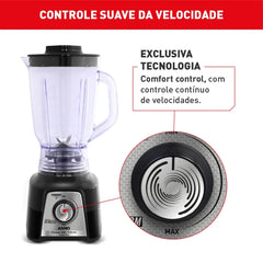 Liquidificador Arno Power Mix Limpa Fácil 700W Comfort LQ35
