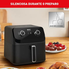 Fritadeira sem Óleo Air Fryer Arno Mega 7,5L - Preta AFM7