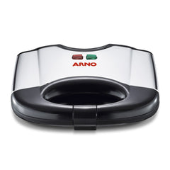 Sanduicheira Inox Compacta com Placas Antiaderentes - Arno