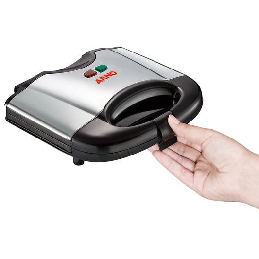 Sanduicheira Inox Compacta com Placas Antiaderentes - Arno