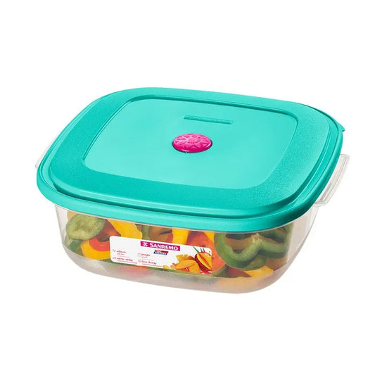 Pote Quadrado de Plástico 1,3L - Sanremo