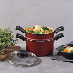 Cuscuzeira Antiaderente Turim 16cm - Tramontina
