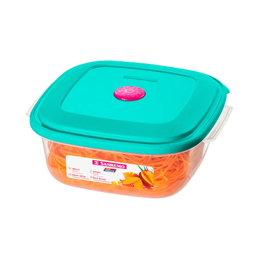 Pote Quadrado de Plástico 1,3L - Sanremo
