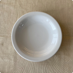 Prato Branco de Porcelana 23cm - Oxford