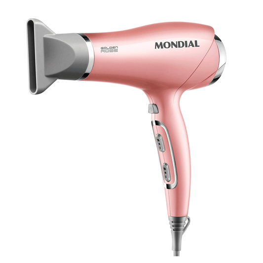 Kit Secador e Prancha Golden Rose 127V- Mondial