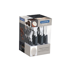 Faqueiro Carmel em Aço Inox 24 Peças - Tramontina