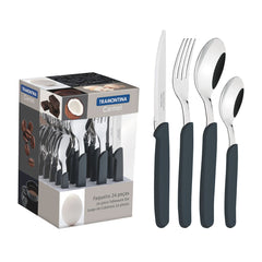 Faqueiro Carmel em Aço Inox 24 Peças - Tramontina