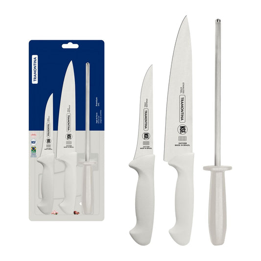 Jogo de Facas Aço Inox Premium 3 Peças - Tramontina