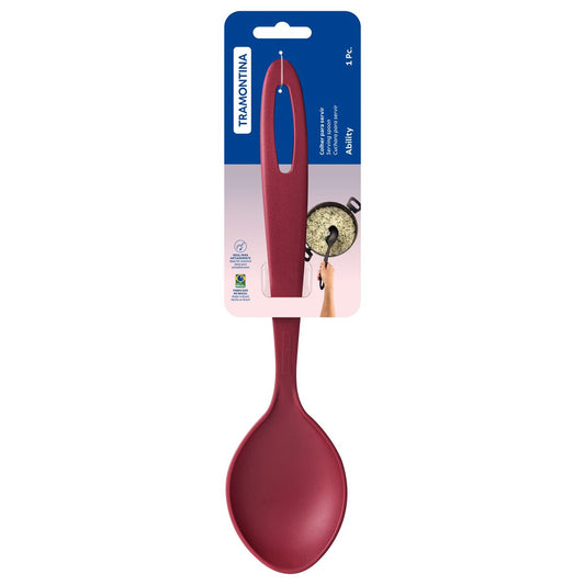 Colher para Servir Ability em Nylon Vermelha - Tramontina