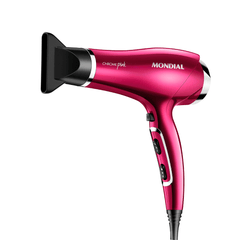 Secador de Cabelos Chrome Pink 127V - Mondial